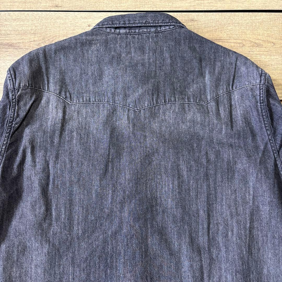 デニム&サプライ ラルフローレン デニムシャツ ブラック 新品 タグ付 L 希少