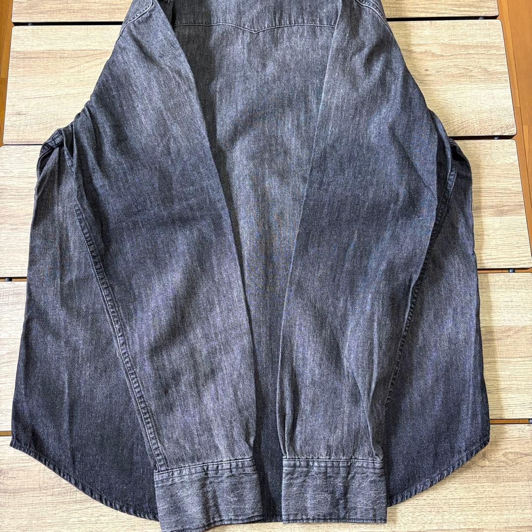 デニム&サプライ ラルフローレン デニムシャツ ブラック 新品 タグ付 L 希少