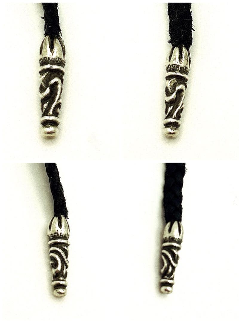 クロムハーツ　シルバー925 ハート型チャーム ネックレス　刻印1996 925