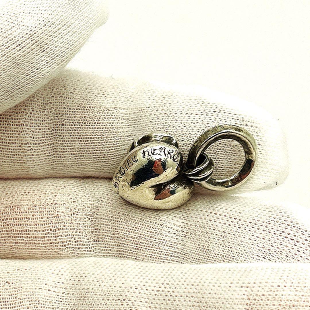 クロムハーツ　シルバー925 ハート型チャーム ネックレス　刻印1996 925