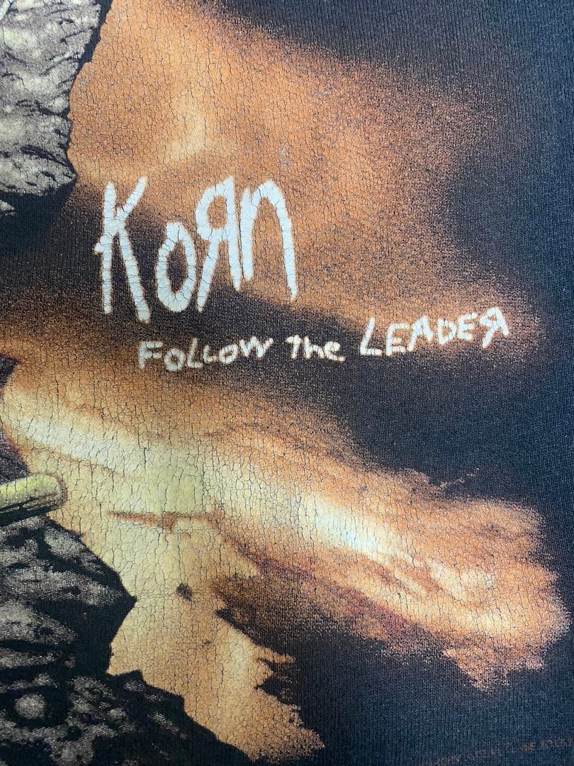 レア 90s Korn follow the leader hoodie XL