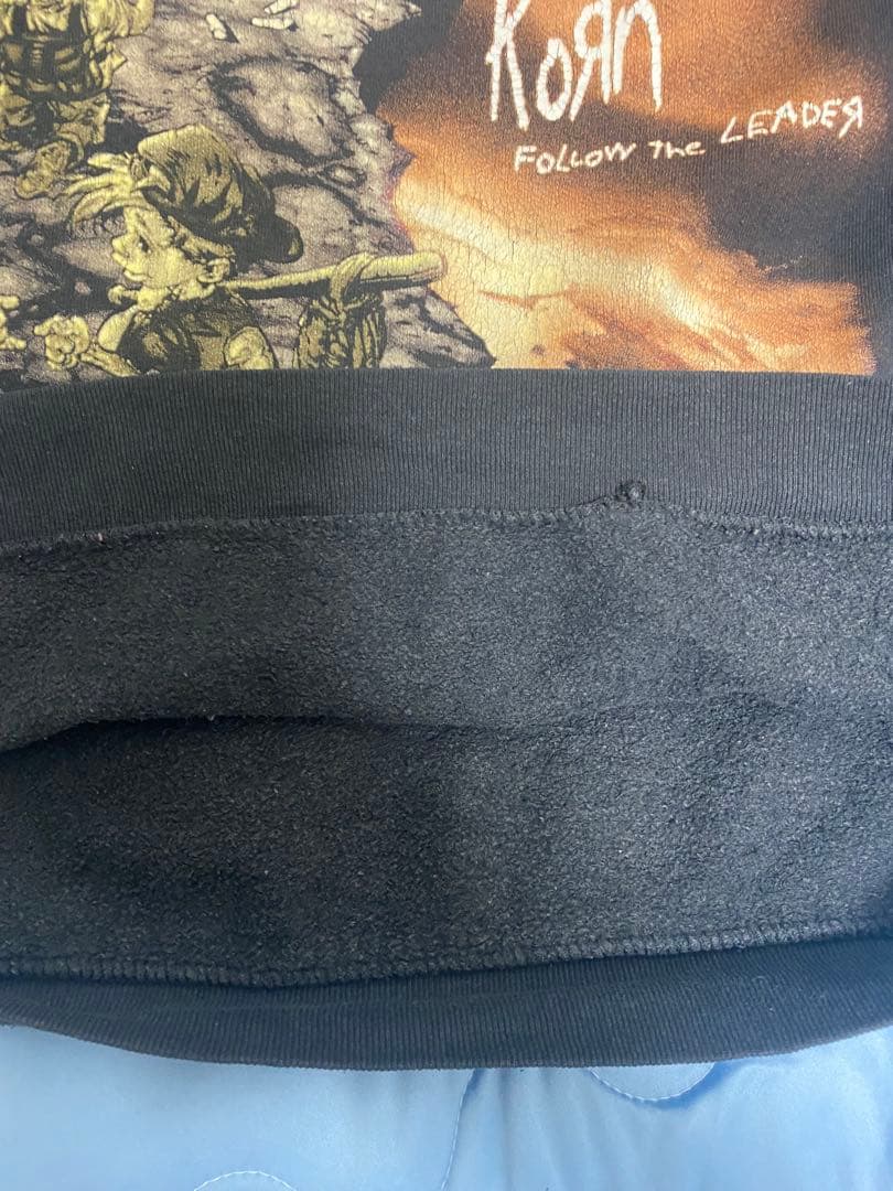 レア 90s Korn follow the leader hoodie XL