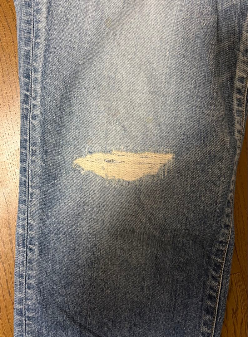 45R ライ麦デニムのクロスオーバーパンツ 清