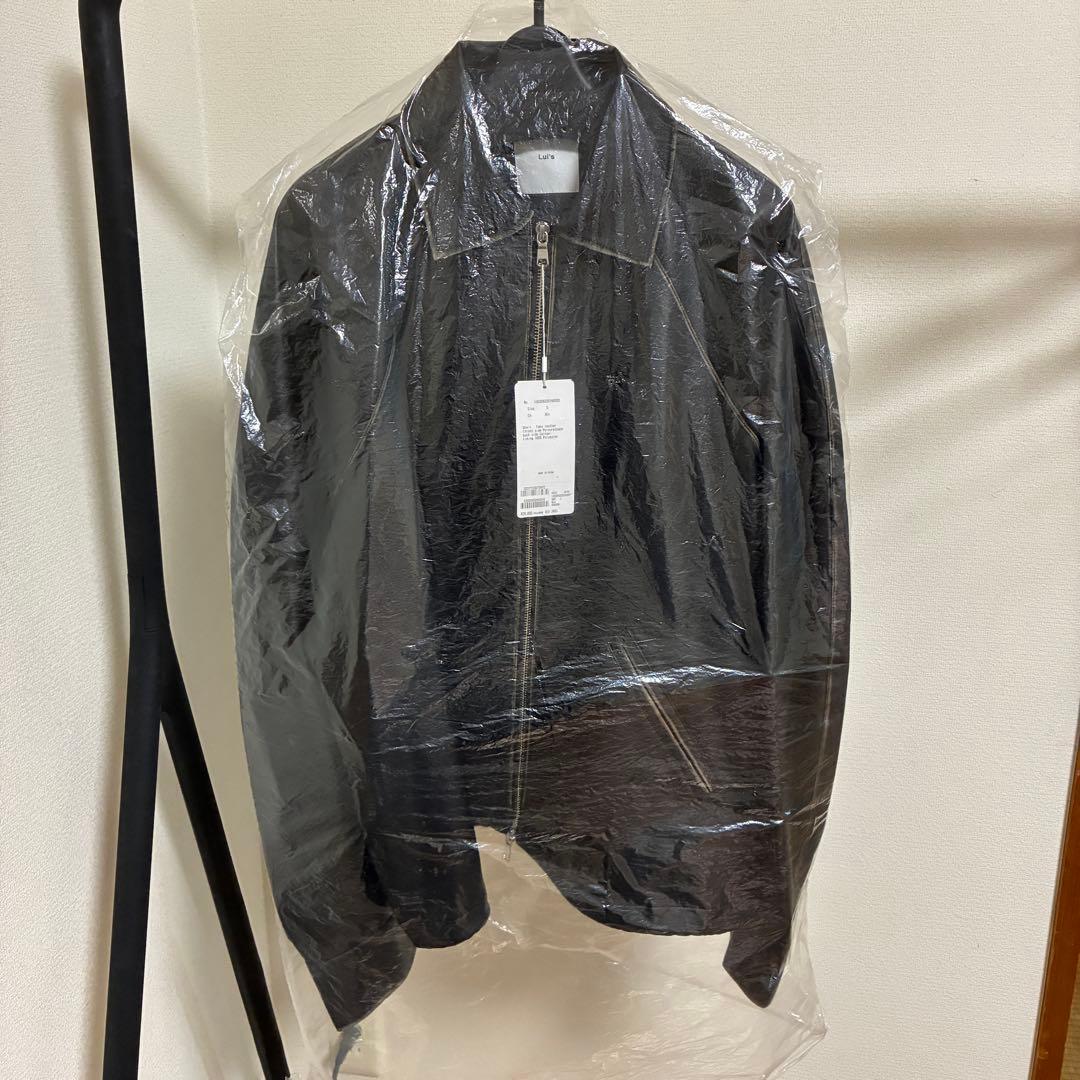 【完売商品】Lui's グランジシンセティックレザーバルーンブルゾン
