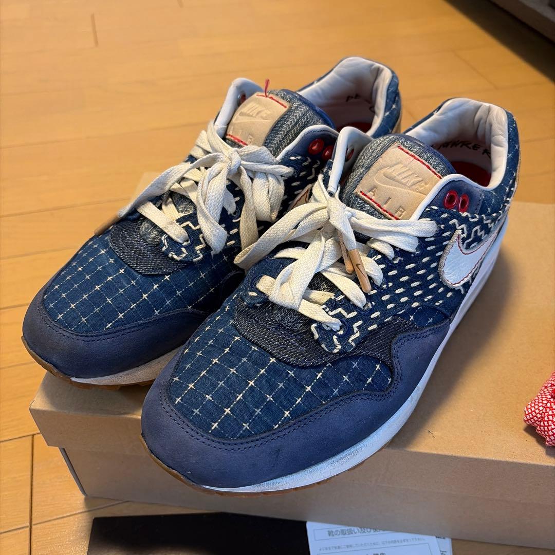k*】様 DENHAM × NIKE AIR MAX 1 BLUE VOID ※