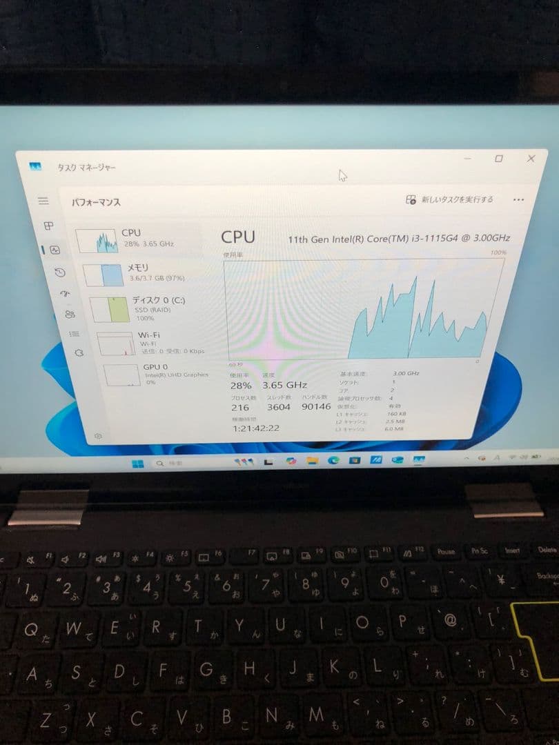 Windowsノート本体 ASUS VivoBook Flip 14 Core i3 - 1115G4