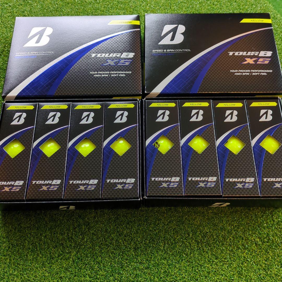 Bridgestone TOUR B XS ゴルフボール イエロー 2セット