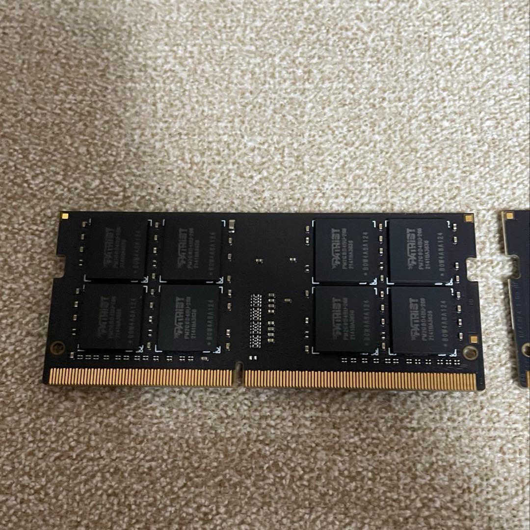 メモリー PATRIOT SODIMM DDR4 3200MHz 64GB(32GB*2)