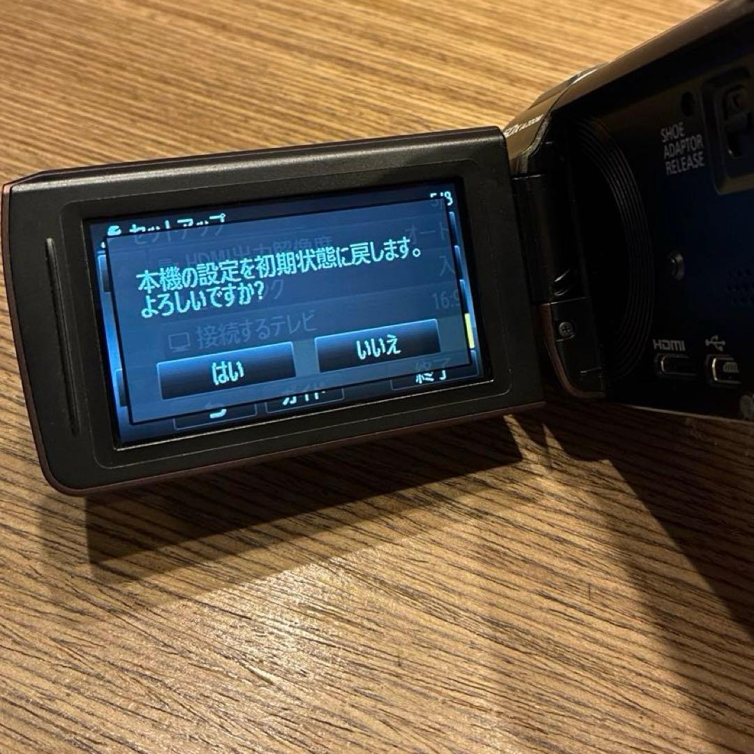 Panasonic ビデオカメラ　HC-V620M ブラウン