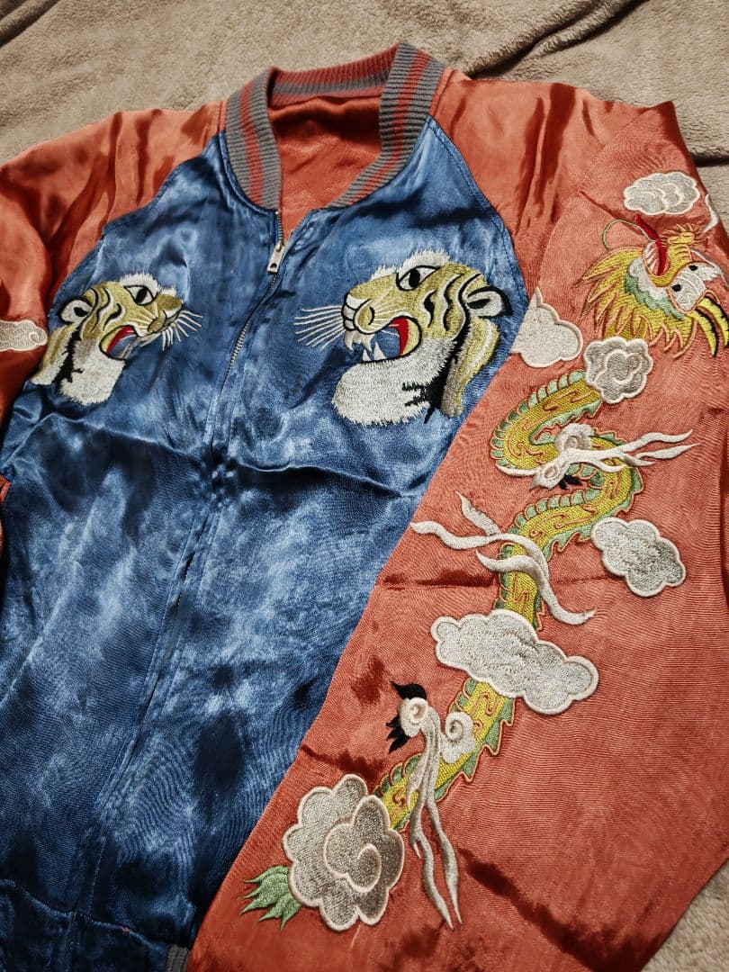 Back Street Crawler ２面用 虎日本限定 スカジャン レーヨン