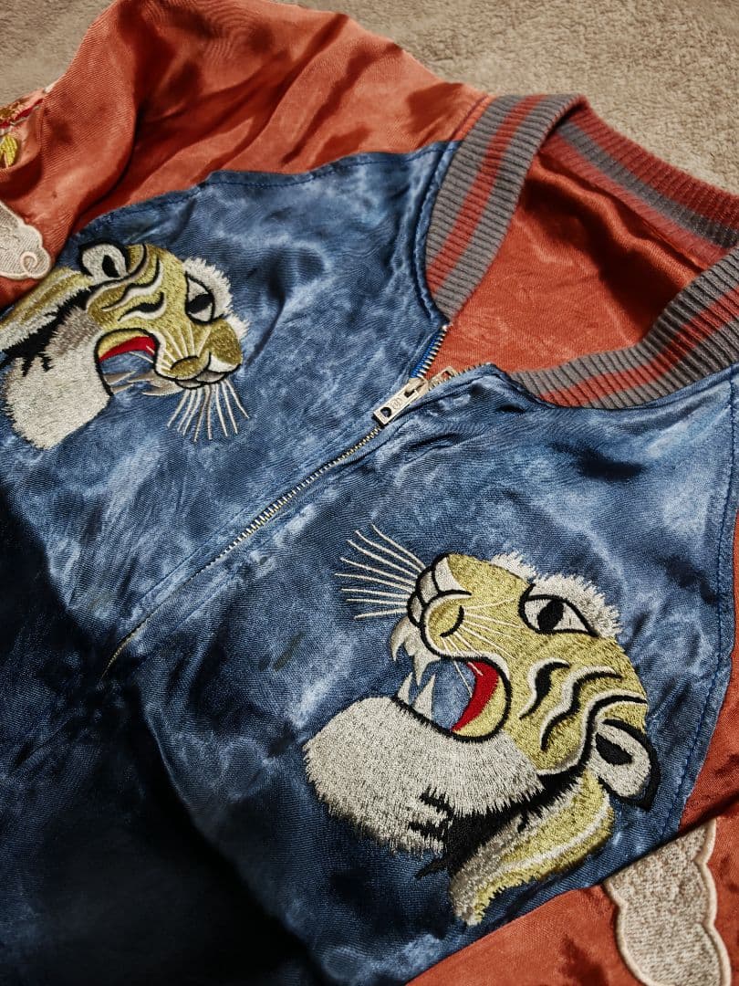 Back Street Crawler ２面用 虎日本限定 スカジャン レーヨン