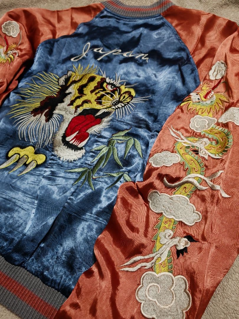 Back Street Crawler ２面用 虎日本限定 スカジャン レーヨン