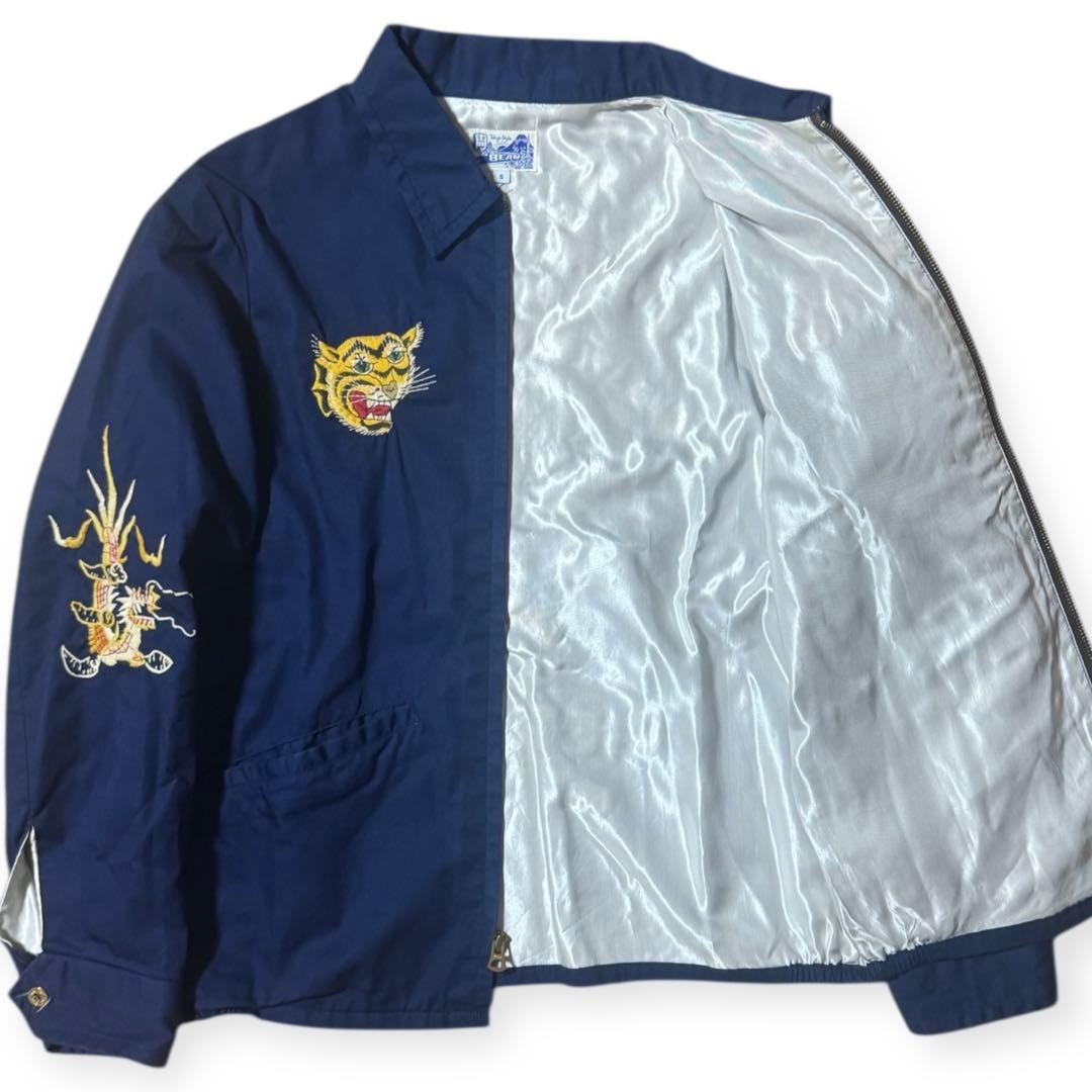東洋 BEAMS 18ss コットン ベトジャン スーベニアジャケット ネイビー