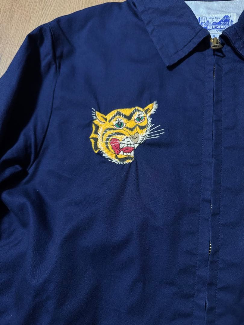 東洋 BEAMS 18ss コットン ベトジャン スーベニアジャケット ネイビー