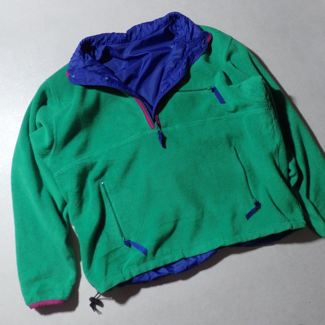 希少 90s パタゴニア グリセード リバーシブル Lサイズ USA製 ブルー
