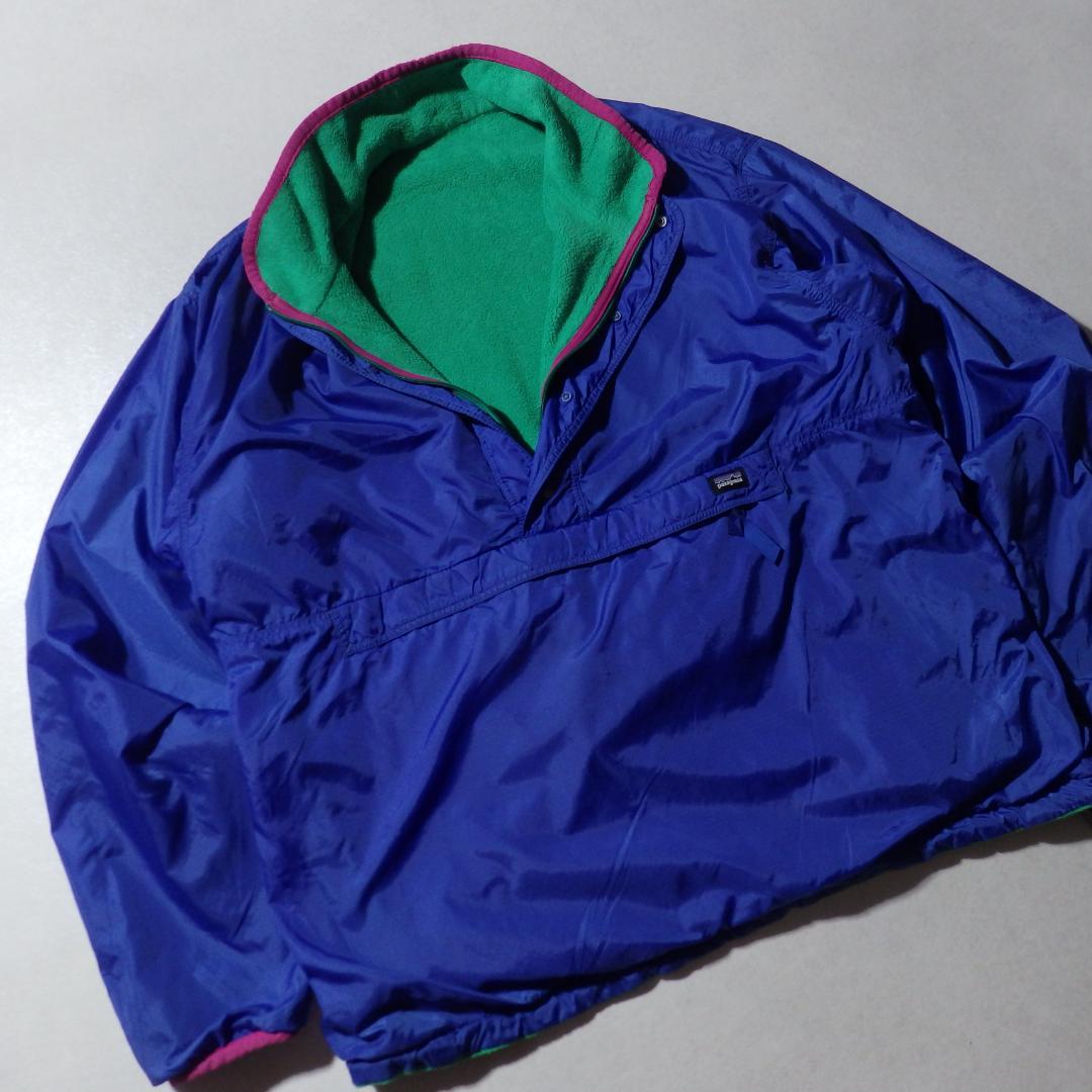 希少 90s パタゴニア グリセード リバーシブル Lサイズ USA製 ブルー
