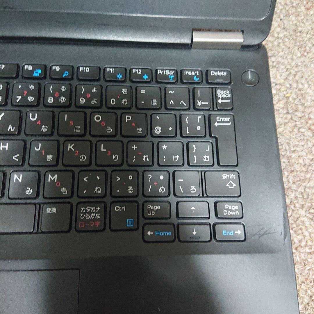 ノートPC 8GBメモリ 128GB SSD ウェブカメラ DELL E7270