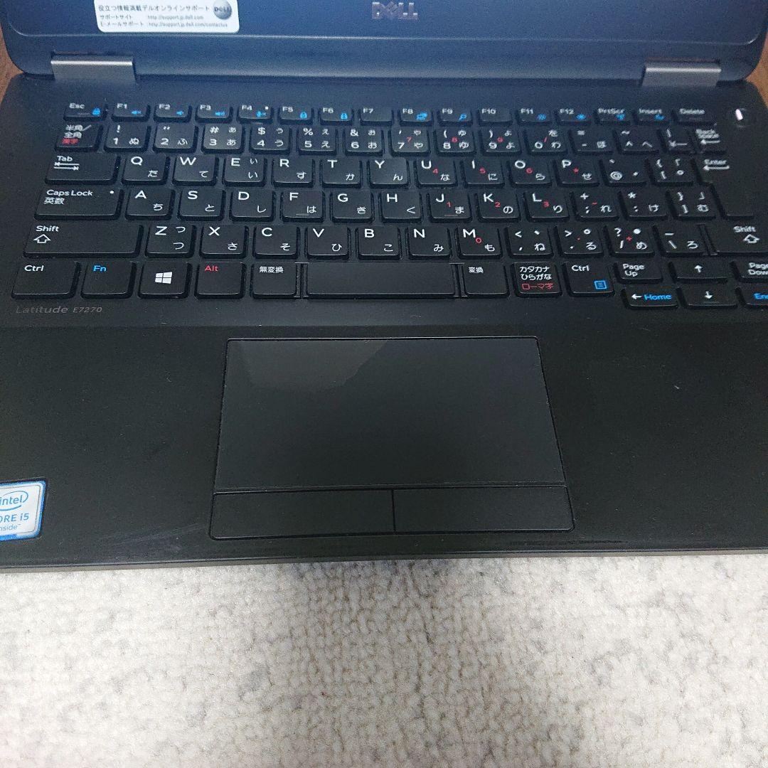 ノートPC 8GBメモリ 128GB SSD ウェブカメラ DELL E7270