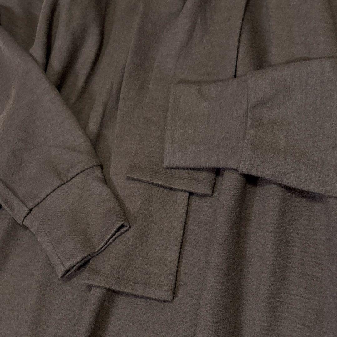 新品 ヴェルメイユパーイエナ プレイアント ウール 天竺後タイ ワンピース