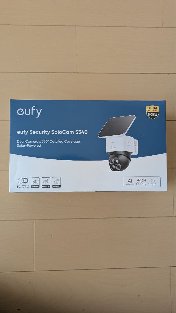 eufy S340 Anker アンカー ソーラー充電 防犯カメラ