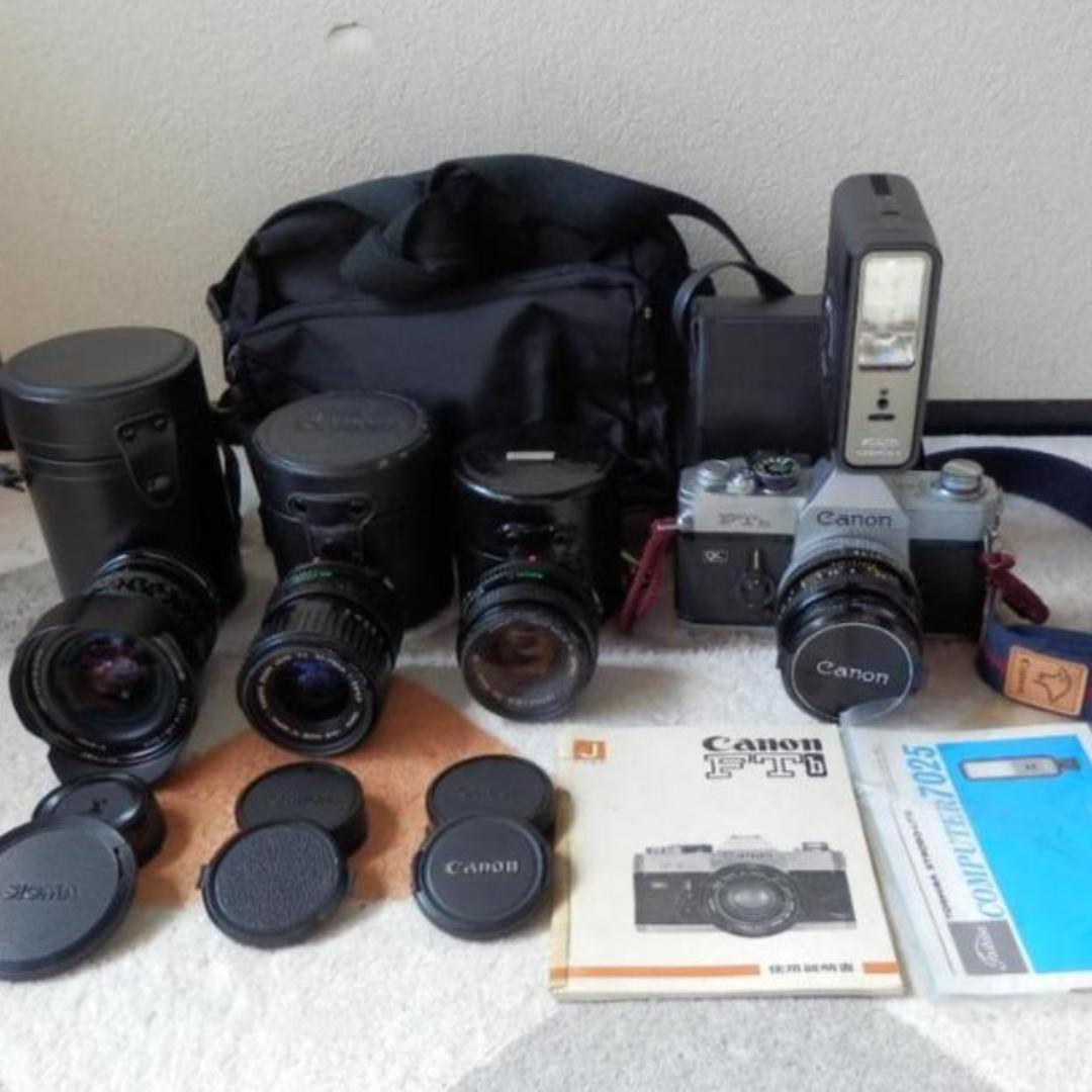 ❤️大量★動作品❤️Canon★FTb★QL★レンズセット★50mm単焦点