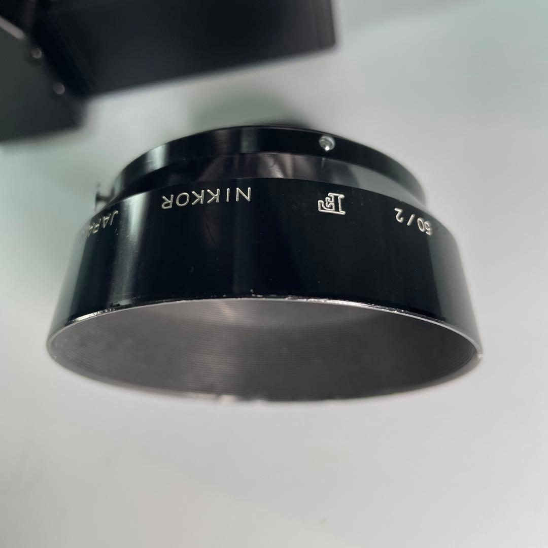 [稼働美品]ニコンＦアイレベル初期型ブラック、モ-タ-ドライブＦ36セット