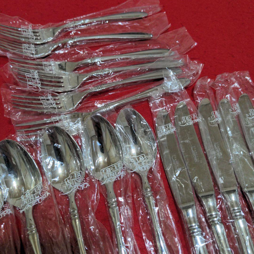 アズマインペリアル　18-18　カトラリー　スプーン ナイフ　フォーク　16本