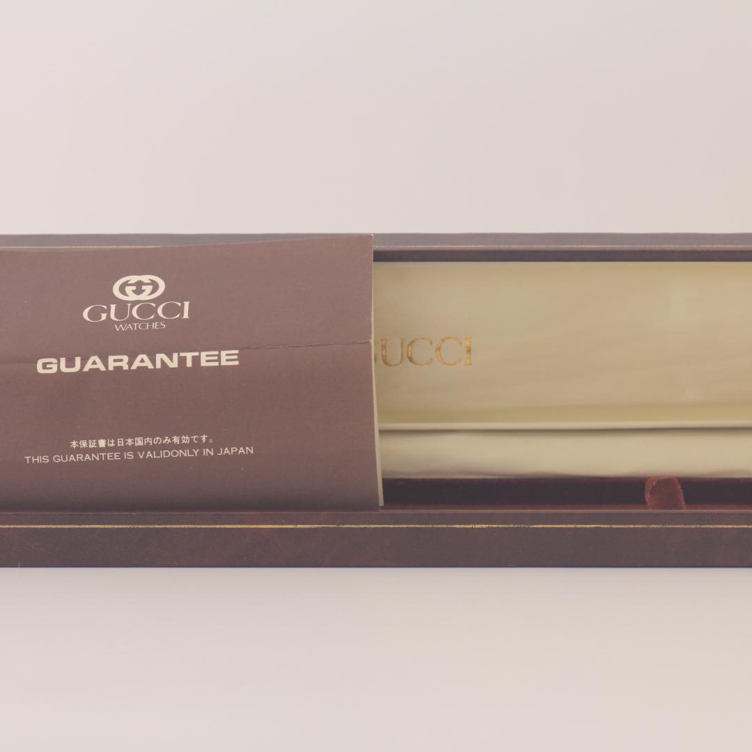 稼働品 グッチ GUCCI シェリーライン ヴィンテージ ゴールド 腕時計 箱付