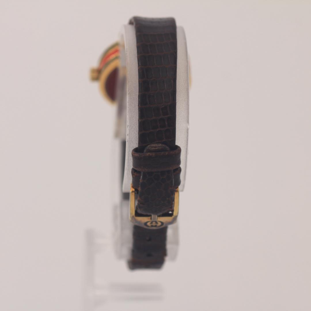 稼働品 グッチ GUCCI シェリーライン ヴィンテージ ゴールド 腕時計 箱付
