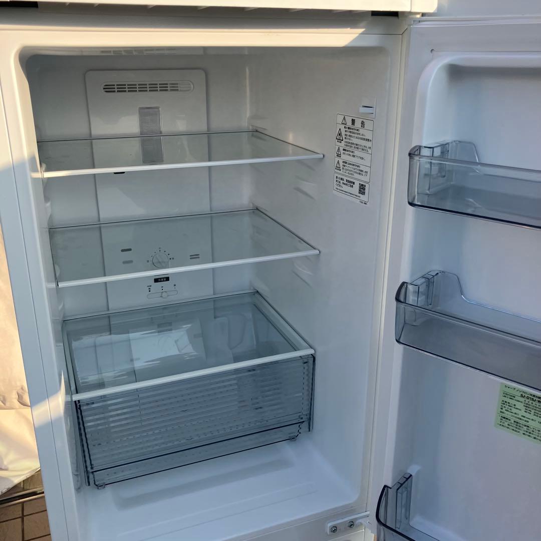2023年製 SHARP シャープ 冷凍冷蔵庫 SJ-D18J-W 白 ホワイト