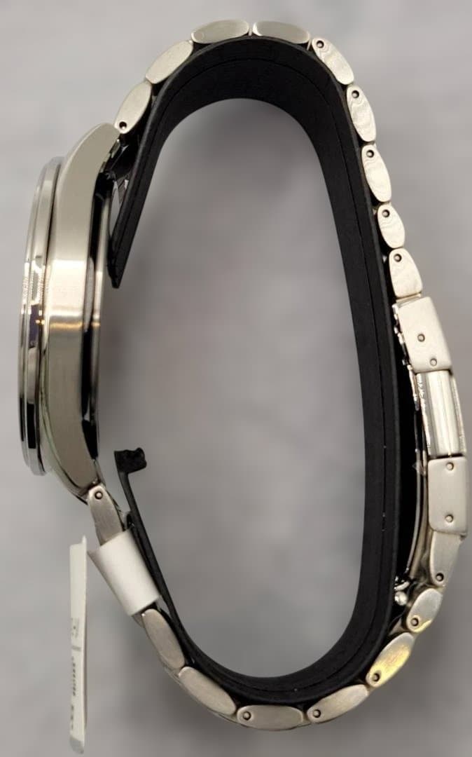 CITIZEN Eco-Drive ブラック ステンレス 電波時計　美品