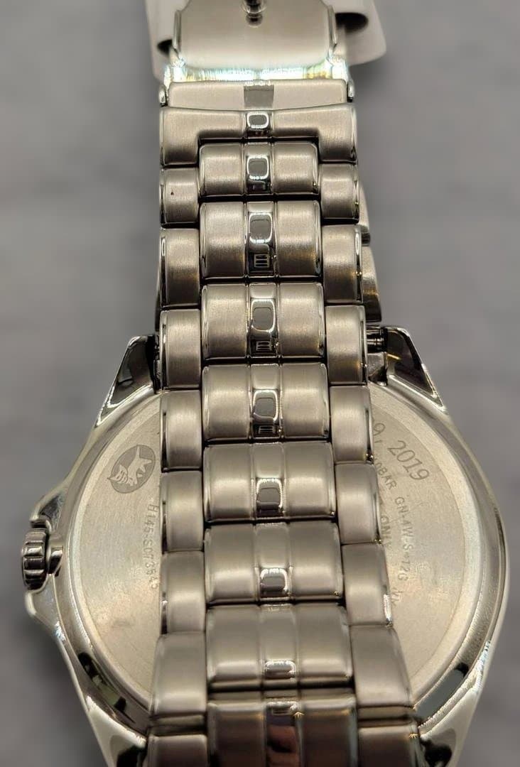 CITIZEN Eco-Drive ブラック ステンレス 電波時計　美品