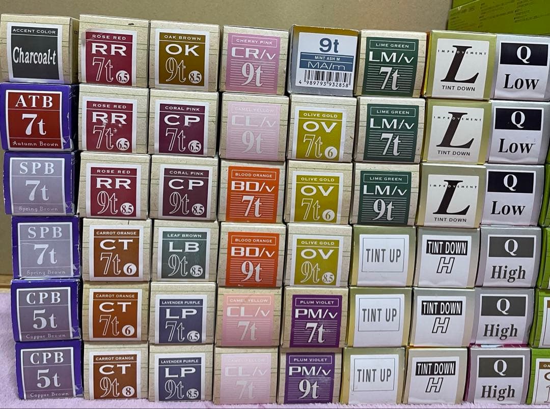 中野製薬　ナカノカラー　ヘアカラー　キャラデコ　染毛剤　まとめ売り　147本