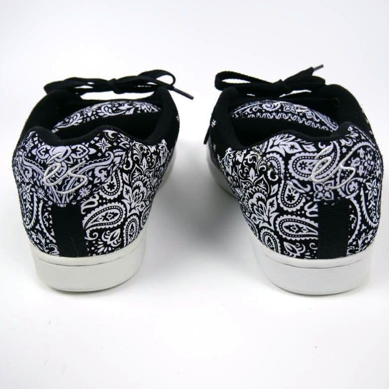 eS ACCEL OG バンダナ柄 スニーカー 26cm ブラック スケシュー