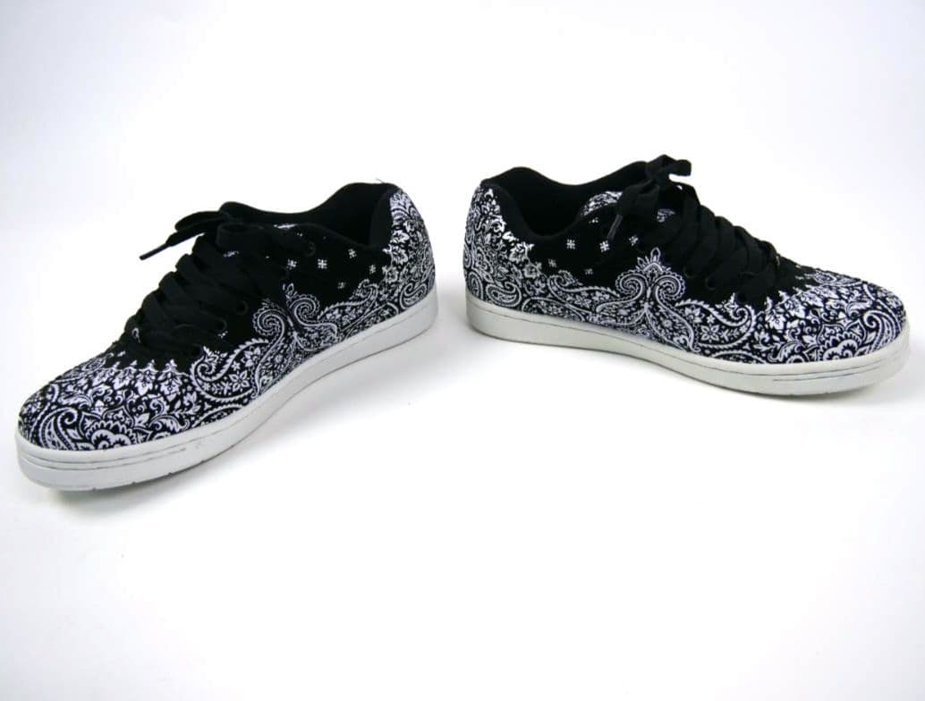 eS ACCEL OG バンダナ柄 スニーカー 26cm ブラック スケシュー