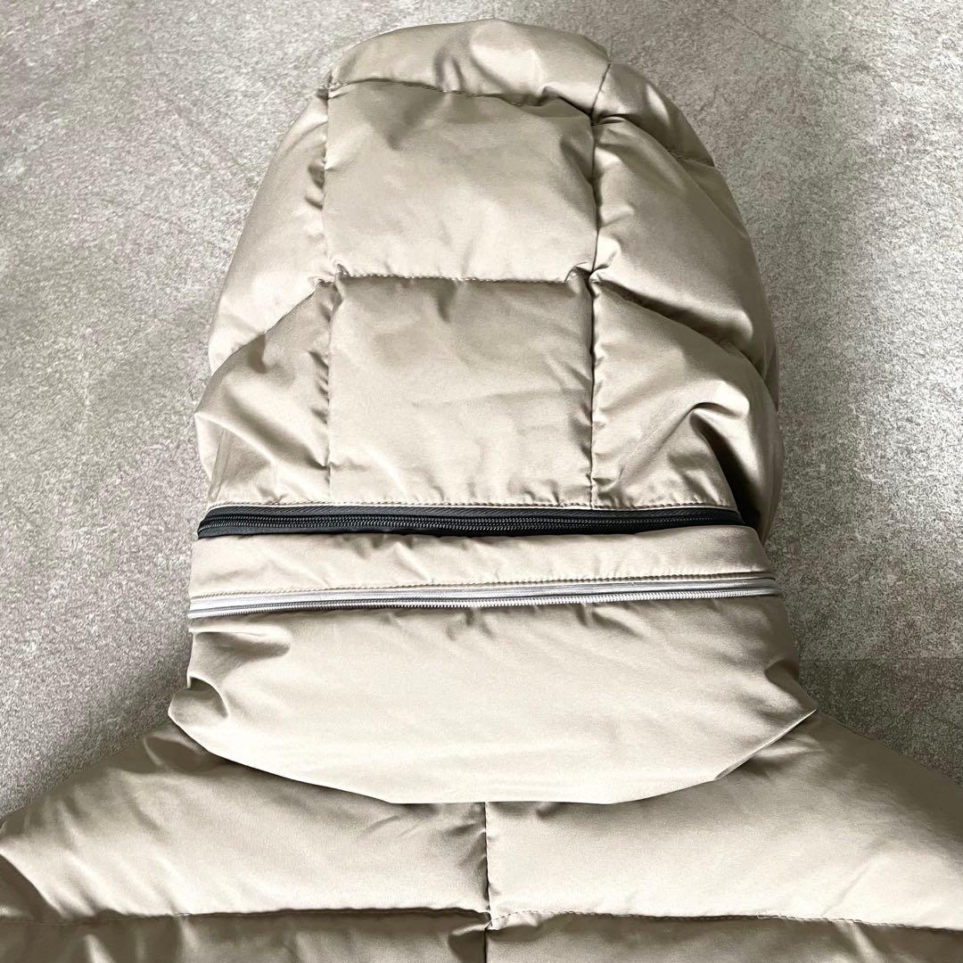 美品★ヘルノラミナー　ゴアテックス　ダウンコート　レディース　グレージュ系　38