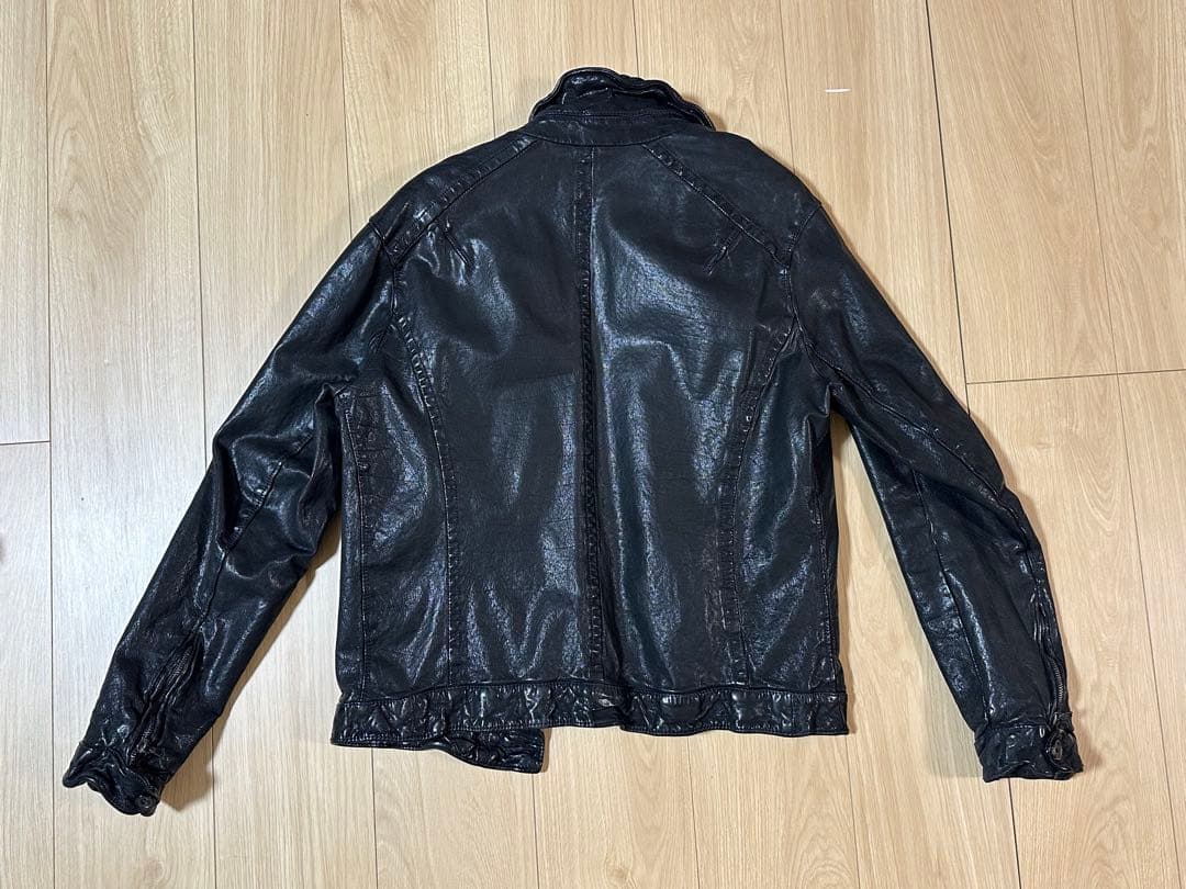 NEIL BARRETT バッファロー ブラックレザージャケット XS