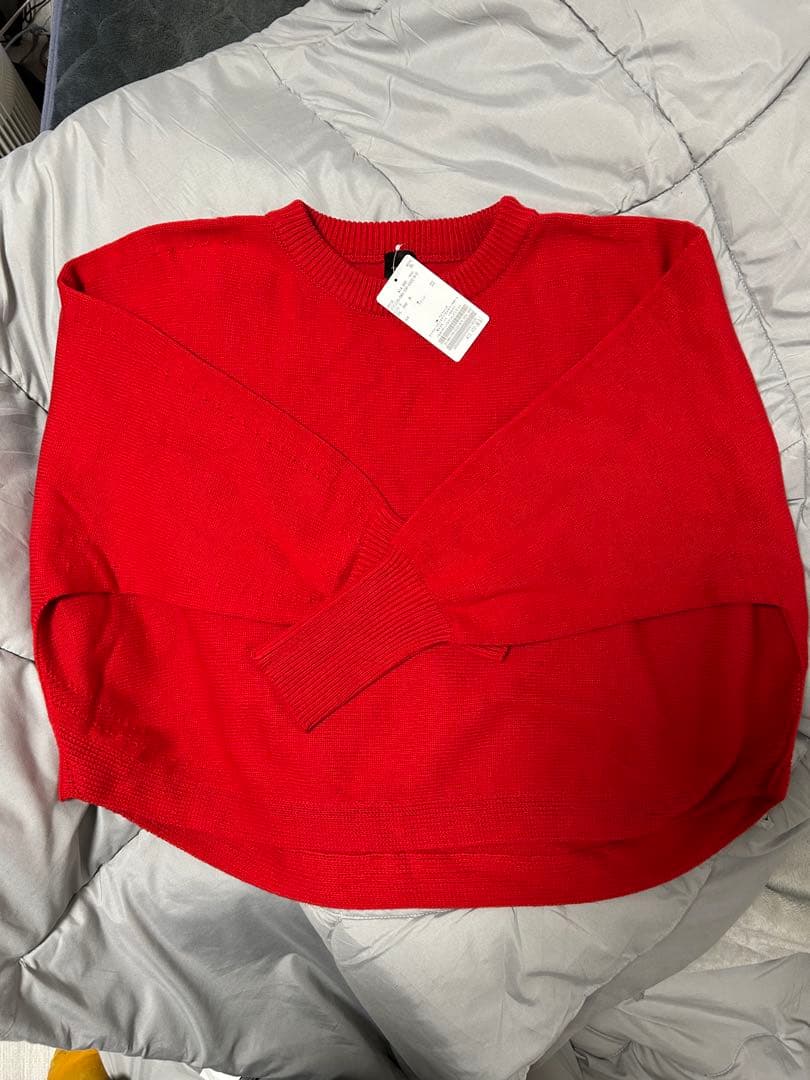 新品未使用Spick and Span バルキーヤーンドルマンロングリブニット