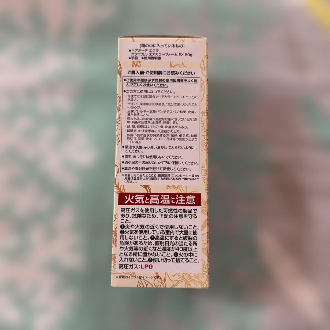 ヘアボーテ　エクラ　ボタニカル　エアカラーフォームEX ダークブラウン　2点