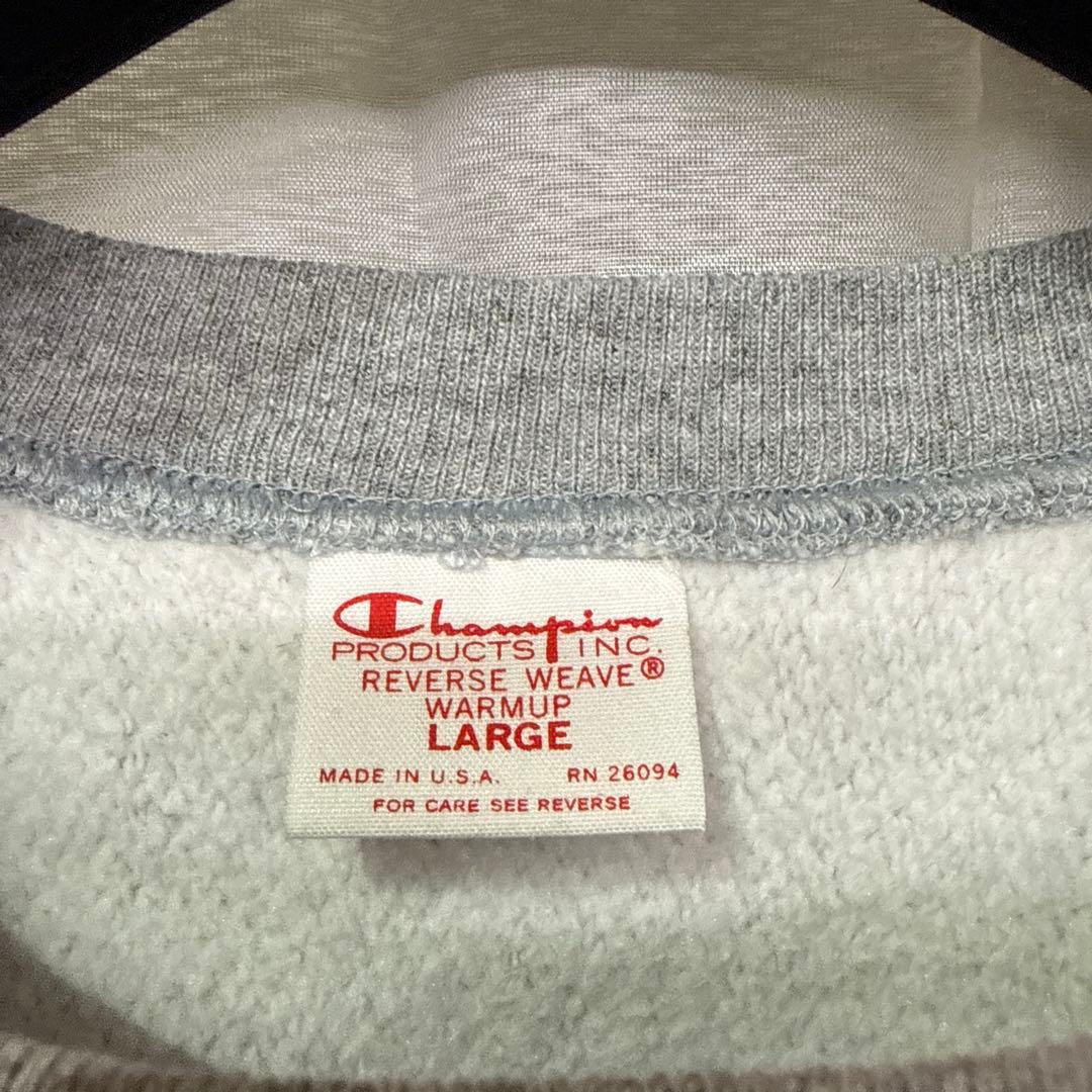 Champion グレー　Lサイズ　復刻　USA 製　リバースウィーブ　赤タグ