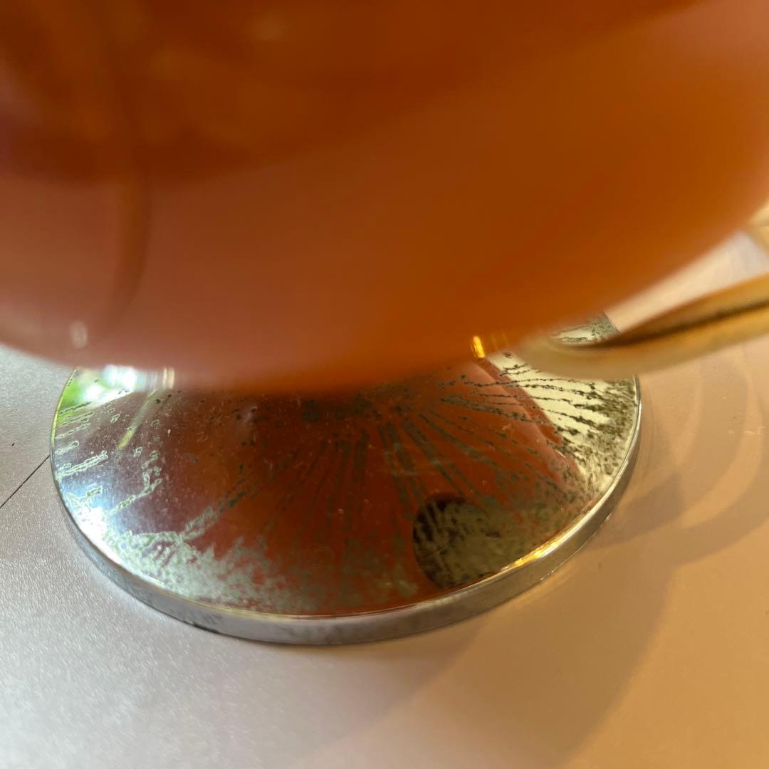 Maruman 置時計 EM-700 オレンジ　ミッドセンチュリー