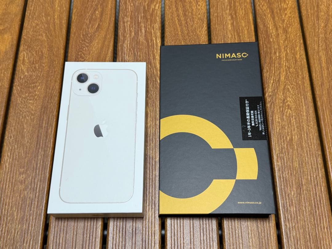 【雪猫】iPhone13 128GB ホワイト SIMフリー