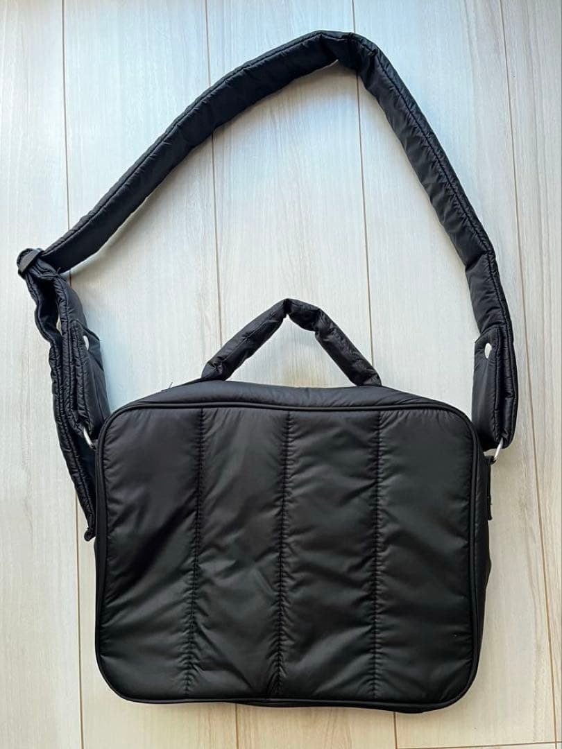 【美品】calin カラン キルティングマザーズバッグ　ブラック