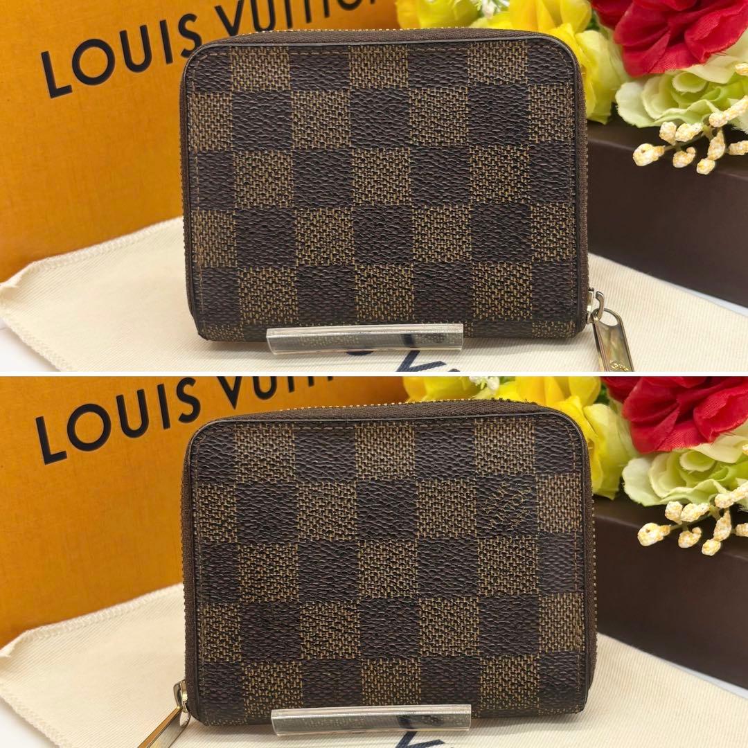 ✨極美品✨ルイヴィトン　ダミエ　エベヌ　ジッピーパース