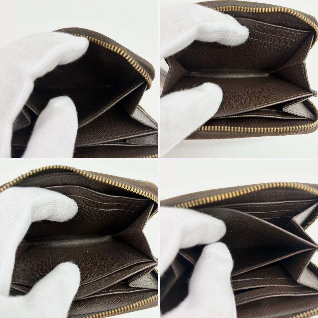 ✨極美品✨ルイヴィトン　ダミエ　エベヌ　ジッピーパース