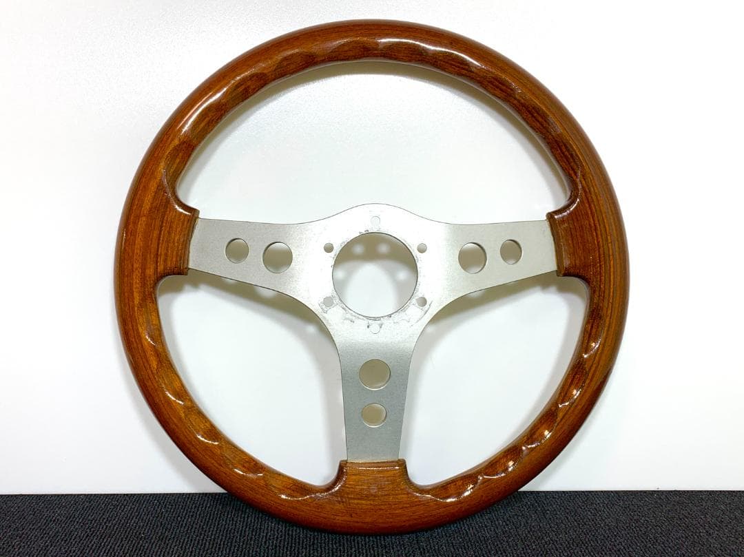 O.B.A オーバ オバ オバハン ウッド ステアリング 当時物 美品