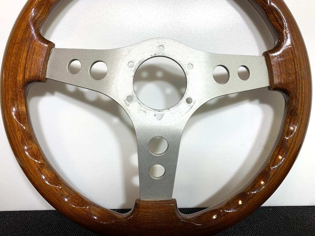 O.B.A オーバ オバ オバハン ウッド ステアリング 当時物 美品