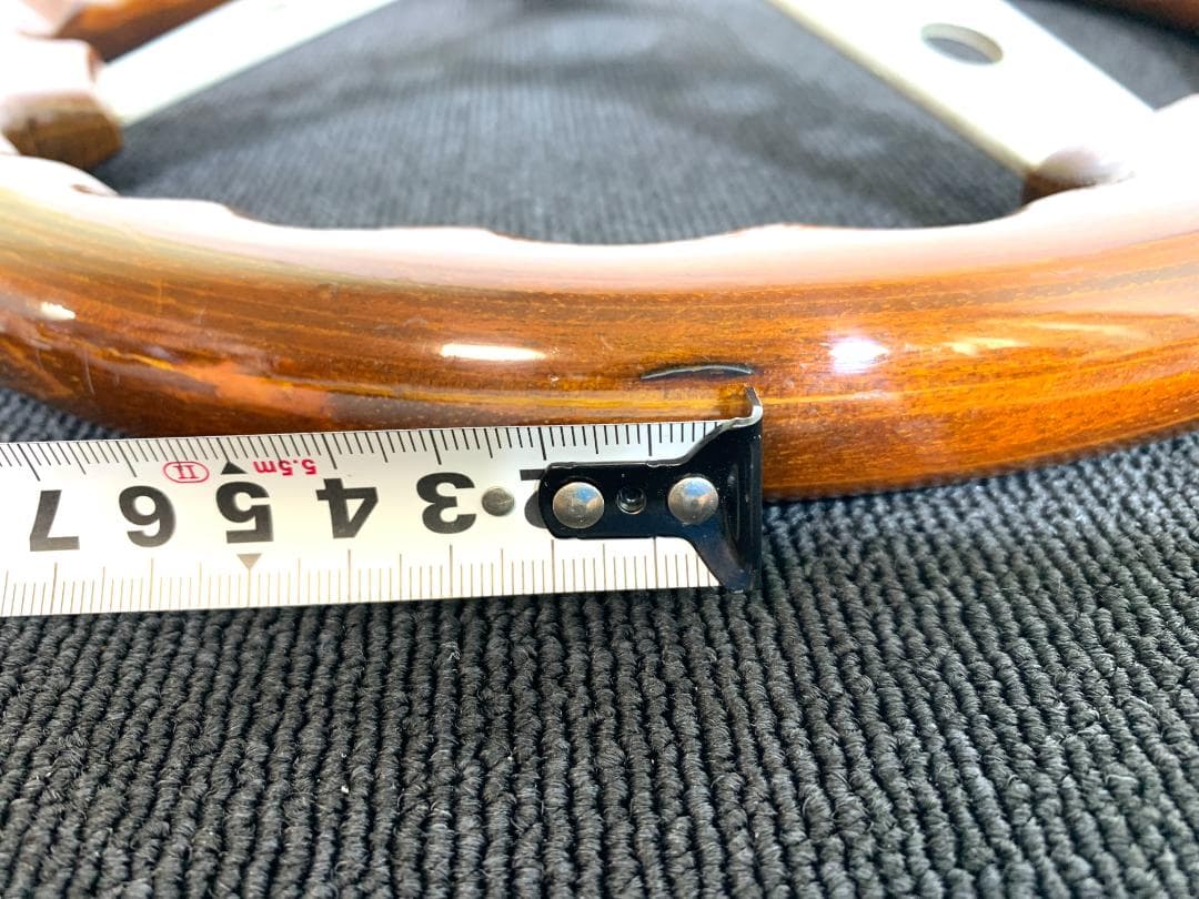 O.B.A オーバ オバ オバハン ウッド ステアリング 当時物 美品