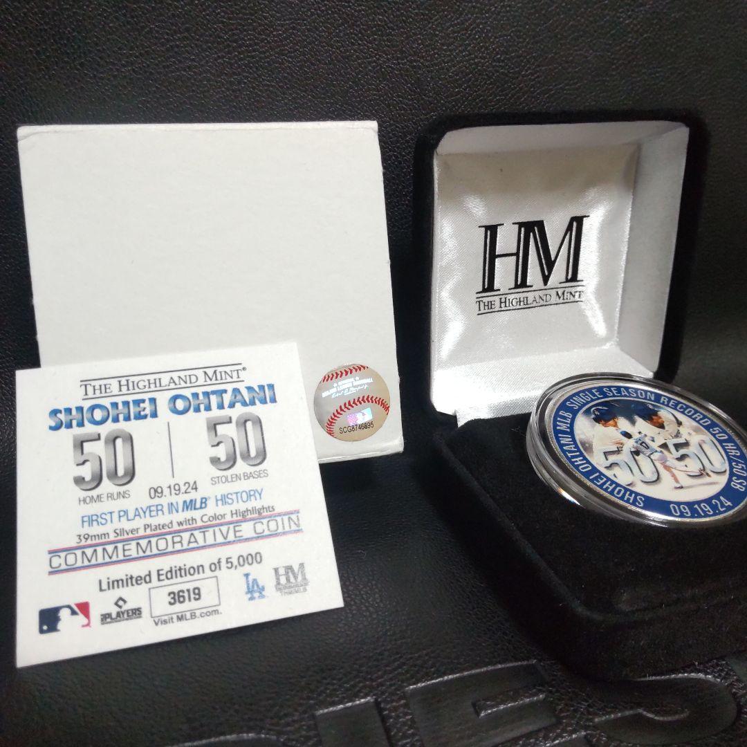 MLB公式ライセンス品 大谷翔平選手 50-50 記念 限定5000枚