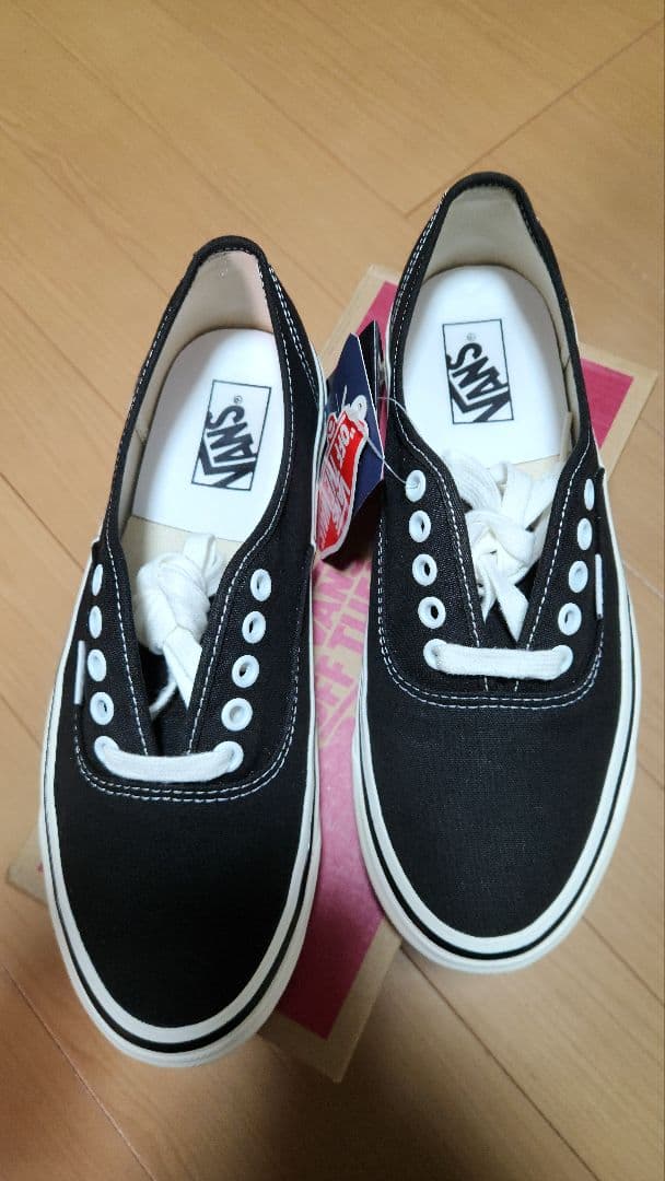 美品VANS オーセンティック 44DX アナハイム ブラック 27.0